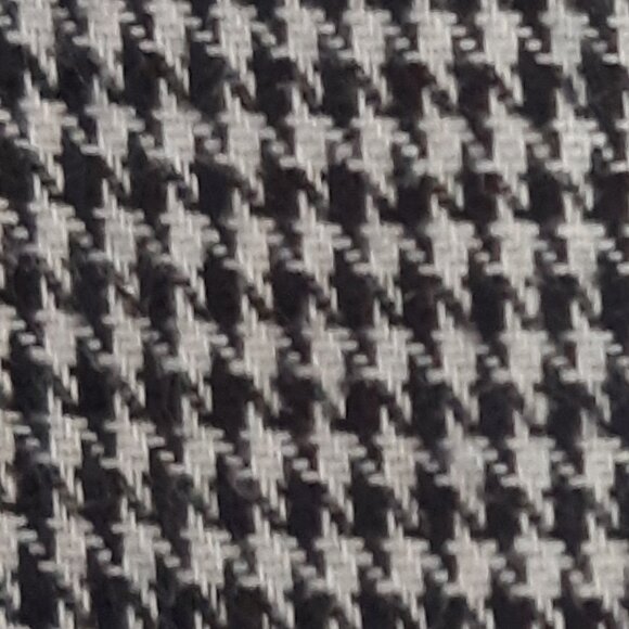 J.P. Tilford SZ M Black & White Woven Houndstooth Men's Cotton Button Up Shirt - Picture 8 of 13